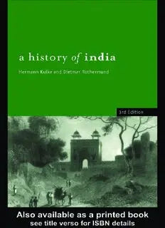 A History of India, Third Edition