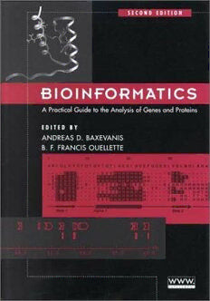 Bioinformatics: a practical guide to the analysis of genes and proteins