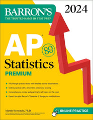 AP Statistics Premium, 2024: 9 Practice Tests + Comprehensive