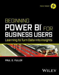 Beginning Power BI for Business Users: Learning to Turn Data