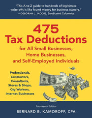 475 Tax Deductions for All Small Businesses, Home Businesses,