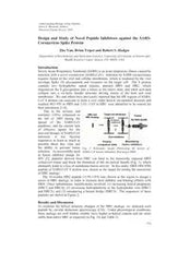 2006 Understanding Biology Using Peptides __ Design and Study of Novel Peptide Inhibitors against the SARS-Coronavirus S