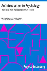 An Introduction to Psychology by Wilhelm Max Wundt