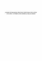 Análisis de programas, procesos y resultados educativos en el Perú. Contribuciones empíricas para el debate