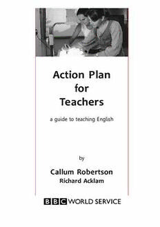 Action plan for teachers: A guide to teaching English