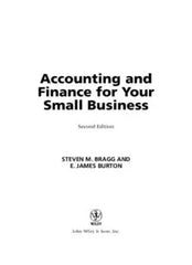 Accounting and Finance for Your Small Business