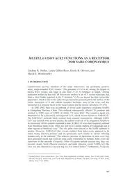 2006 [Advances in Experimental Medicine and Biology] The Nidoviruses Volume 581 __ Mustela Vison ACE2 Functions as a Rec