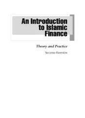 An Introduction to Islamic Finance: Theory and Practice