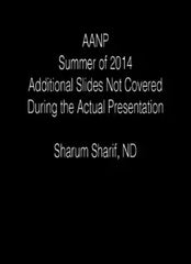 AANP Homeopathic Psychiatry